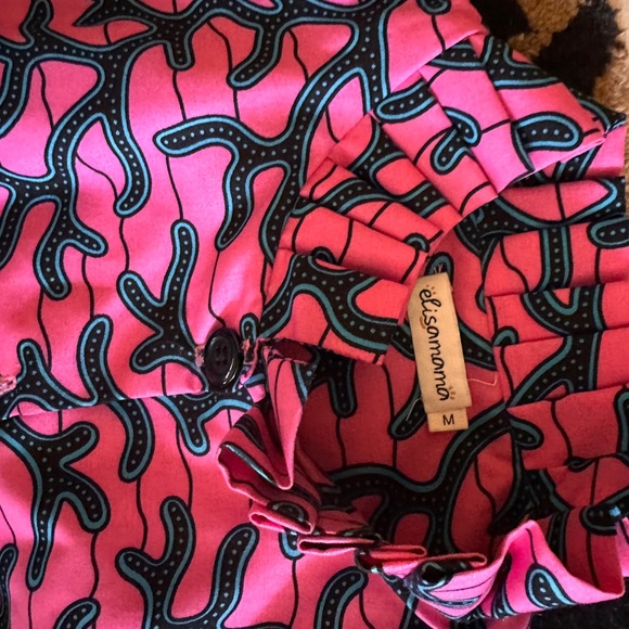 Pink and Black Maxi Dress - Picture 5 of 6